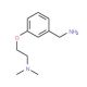 {3-[2-(dimethylamino)ethoxy]phenyl}methanamine - chemical structure image