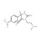 3-(2-Dimethylamino-ethyl)-5-methyl-5-(4-nitro-phenyl)-imidazolidine-2,4-dione - chemical structure image