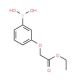 3-(2-Ethoxy-2-oxoethoxy)benzeneboronic acid (CAS 957062-63-4) - chemical structure image