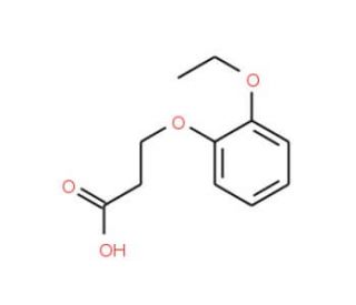 3-(2-Ethoxy-phenoxy)-propionic acid - chemical structure image