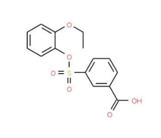 3-(2-Ethoxy-phenoxysulfonyl)-benzoic acid - chemical structure image