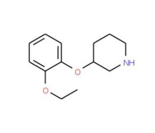 3-(2-Ethoxyphenoxy)piperidine - chemical structure image