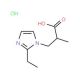 3-(2-Ethyl-imidazol-1-yl)-2-methyl-propionic acid hydrochloride - chemical structure image