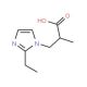 3-(2-Ethyl-imidazol-1-yl)-2-methyl-propionic acid - chemical structure image