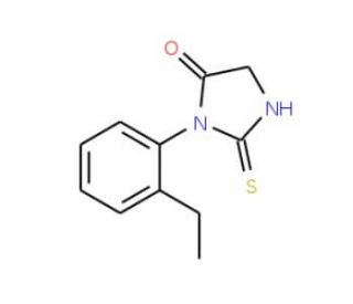 3-(2-ethylphenyl)-2-mercapto-3,5-dihydro-4H-imidazol-4-one - chemical structure image