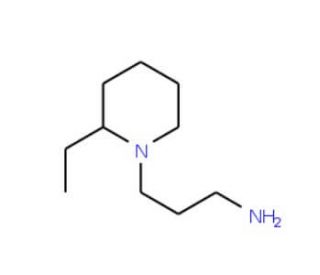 3-(2-Ethylpiperidin-1-yl)propan-1-amine (CAS 13901-38-7) - chemical structure image