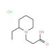3-(2-Ethylpiperidin-1-yl)propanoic acid hydrochloride - chemical structure image
