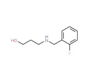 3-(2-Fluoro-benzylamino)-propan-1-ol (CAS 436087-21-7) - chemical structure image