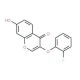 3-(2-Fluoro-phenoxy)-7-hydroxy-chromen-4-one (CAS 137374-74-4) - chemical structure image