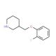 3-(2-Fluoro-phenoxymethyl)-piperidine (CAS 768358-04-9) - chemical structure image