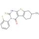 3-(2-Fluoro-phenyl)-2-mercapto-7-methyl-5,6,7,8-tetrahydro-3H-benzo[4,5]thieno[2,3-d]pyrimidin-4-one - chemical structure ima