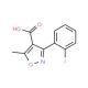 3-(2-Fluoro-phenyl)-5-methyl-isoxazole-4-carboxylic acid - chemical structure image