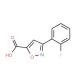 3-(2-Fluoro-phenyl)-isoxazole-5-carboxylic acid (CAS 842973-74-4) - chemical structure image