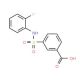 3-(2-Fluoro-phenylsulfamoyl)-benzoic acid - chemical structure image