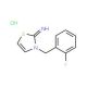 3-(2-fluorobenzyl)-1,3-thiazol-2(3H)-imine hydrochloride (CAS 1052551-96-8) - chemical structure image
