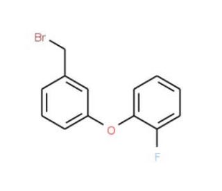 3-(2-Fluorophenoxy)benzyl bromide (CAS 242812-04-0) - chemical structure image