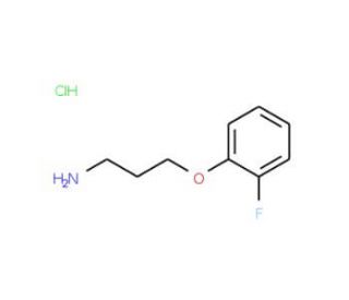 3-(2-fluorophenoxy)propan-1-amine hydrochloride (CAS 116735-67-2) - chemical structure image