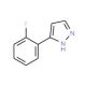 3-(2-Fluorophenyl)-1H-pyrazole (CAS 149739-32-2) - chemical structure image