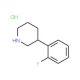 3-(2-Fluorophenyl)piperidine hydrochloride (CAS 1106940-90-2) - chemical structure image