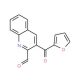3-(2-Furoyl)quinoline-2-carboxaldehyde (CAS 126769-01-5) - chemical structure image