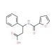 3-(2-Furoylamino)-3-phenylpropanoic acid - chemical structure image