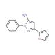 3-(2-furyl)-1-phenyl-1H-pyrazol-5-amine - chemical structure image