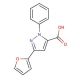 3-(2-furyl)-1-phenyl-1H-pyrazole-5-carboxylic acid - chemical structure image