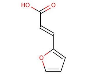3-(2-Furyl)acrylic acid (CAS 539-47-9) - chemical structure image