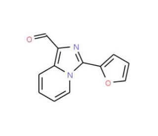3-(2-furyl)imidazo[1,5-a]pyridine-1-carbaldehyde - chemical structure image