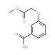 3-(2-methoxy-2-oxoethoxy)benzoic acid (CAS 113496-13-2) - chemical structure image
