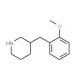 3-(2-Methoxy-benzyl)-piperidine (CAS 420137-10-6) - chemical structure image