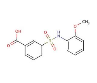 3-(2-Methoxy-phenylsulfamoyl)-benzoic acid - chemical structure image