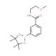 3-(2-Methoxyethylaminocarbonyl)benzeneboronic acid pinacol ester (CAS 1073353-64-6) - chemical structure image
