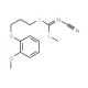 [3-(2-Methoxyphenoxy)propyl]methyl-cyanocarbonimidodithioate - chemical structure image