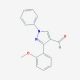 3-(2-methoxyphenyl)-1-phenyl-1H-pyrazole-4-carbaldehyde - chemical structure image