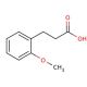 3-(2-Methoxyphenyl)propionic acid (CAS 6342-77-4) - chemical structure image