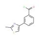 3-(2-Methyl-1,3-thiazol-4-yl)benzoyl chloride (CAS 844891-05-0) - chemical structure image