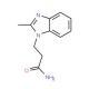 3-(2-methyl-1H-benzimidazol-1-yl)propanamide - chemical structure image