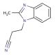 3-(2-methyl-1H-benzimidazol-1-yl)propanenitrile - chemical structure image