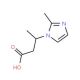 3-(2-Methyl-1H-imidazol-1-yl)butanoic acid (CAS 98009-61-1) - chemical structure image