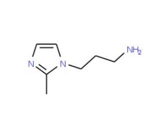 3-(2-methyl-1H-imidazol-1-yl)propan-1-amine (CAS 2258-21-1) - chemical structure image