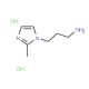 [3-(2-Methyl-1H-imidazol-1-yl)propyl]aminedihydrochloride - chemical structure image