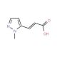 3-(2-Methyl-2H-pyrazol-3-yl)-acrylic acid - chemical structure image