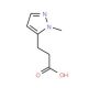 3-(2-Methyl-2H-pyrazol-3-yl)-propionic acid (CAS 796845-50-6) - chemical structure image