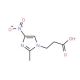 3-(2-Methyl-4-nitro-1H-imidazol-1-yl)propanoic acid (CAS 16935-04-9) - chemical structure image
