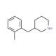 3-(2-Methyl-benzyl)-piperidine (CAS 955314-92-8) - chemical structure image
