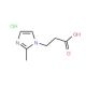 3-(2-Methyl-imidazol-1-yl)-propionic acid hydrochloride - chemical structure image