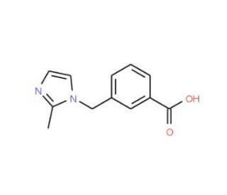 3-(2-Methyl-imidazol-1-ylmethyl)-benzoic acid - chemical structure image