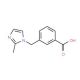 3-(2-Methyl-imidazol-1-ylmethyl)-benzoic acid - chemical structure image