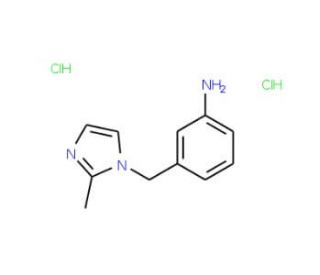 3-(2-Methyl-imidazol-1-ylmethyl)-phenylaminedihydrochloride - chemical structure image